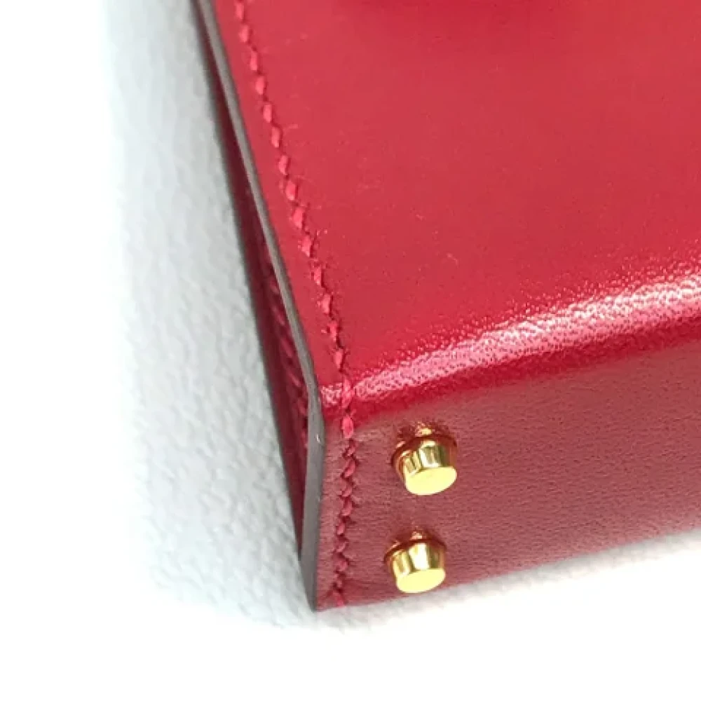 Hermès Vintage Pre-owned Silk handbags Red Dames