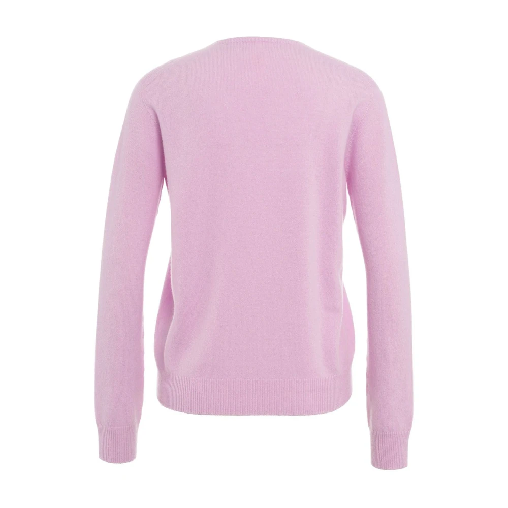 MVM Roze Cashmere Gebreide Trui Aw24 Pink Dames