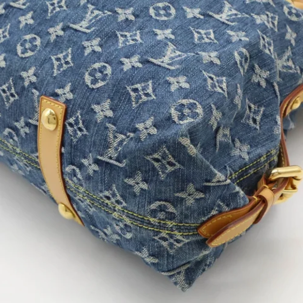 Louis Vuitton Vintage Pre-owned Denim louis-vuitton-bags Blue Dames