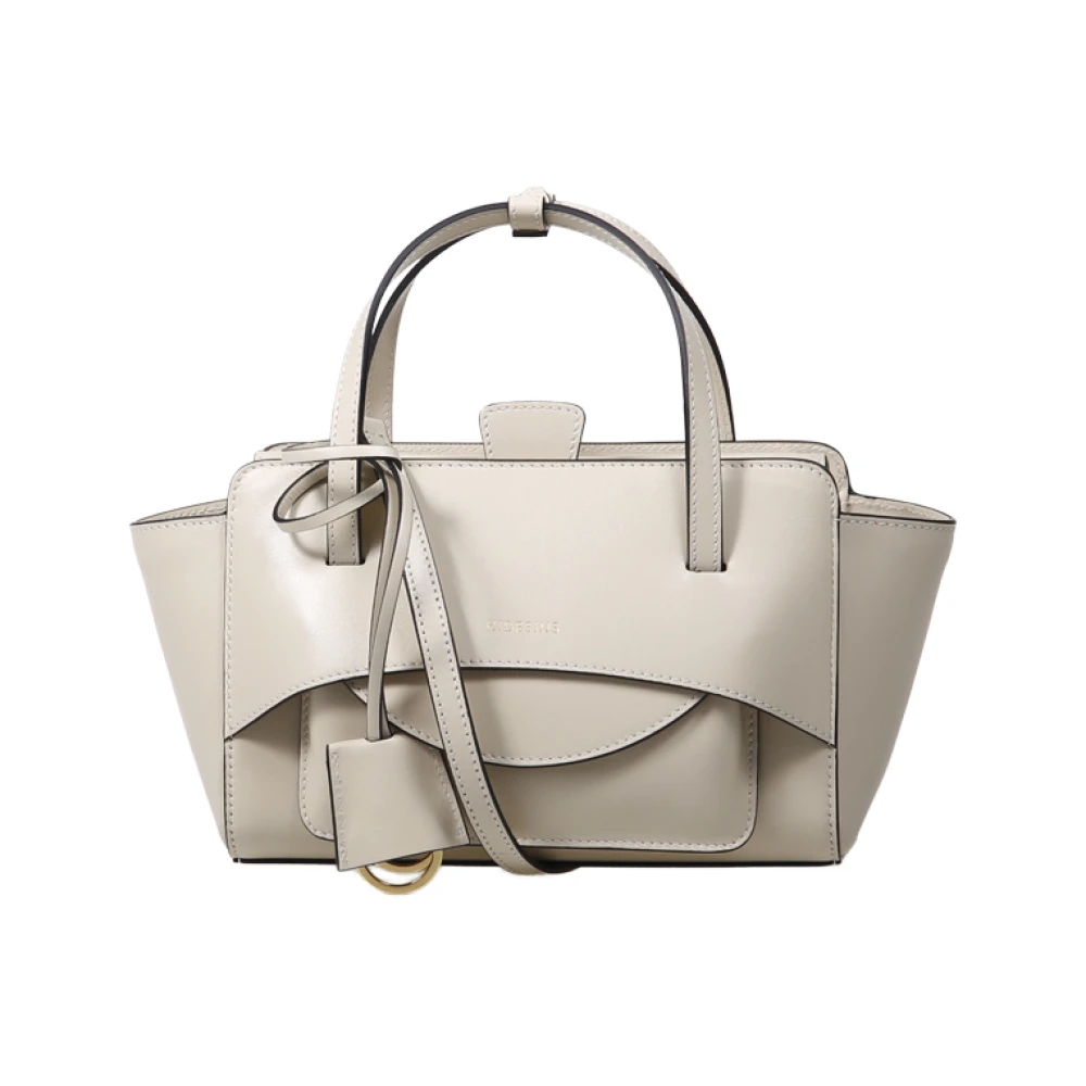 Hidesins Women's Beige Flap S Bag - Handbags - One Size - Bags