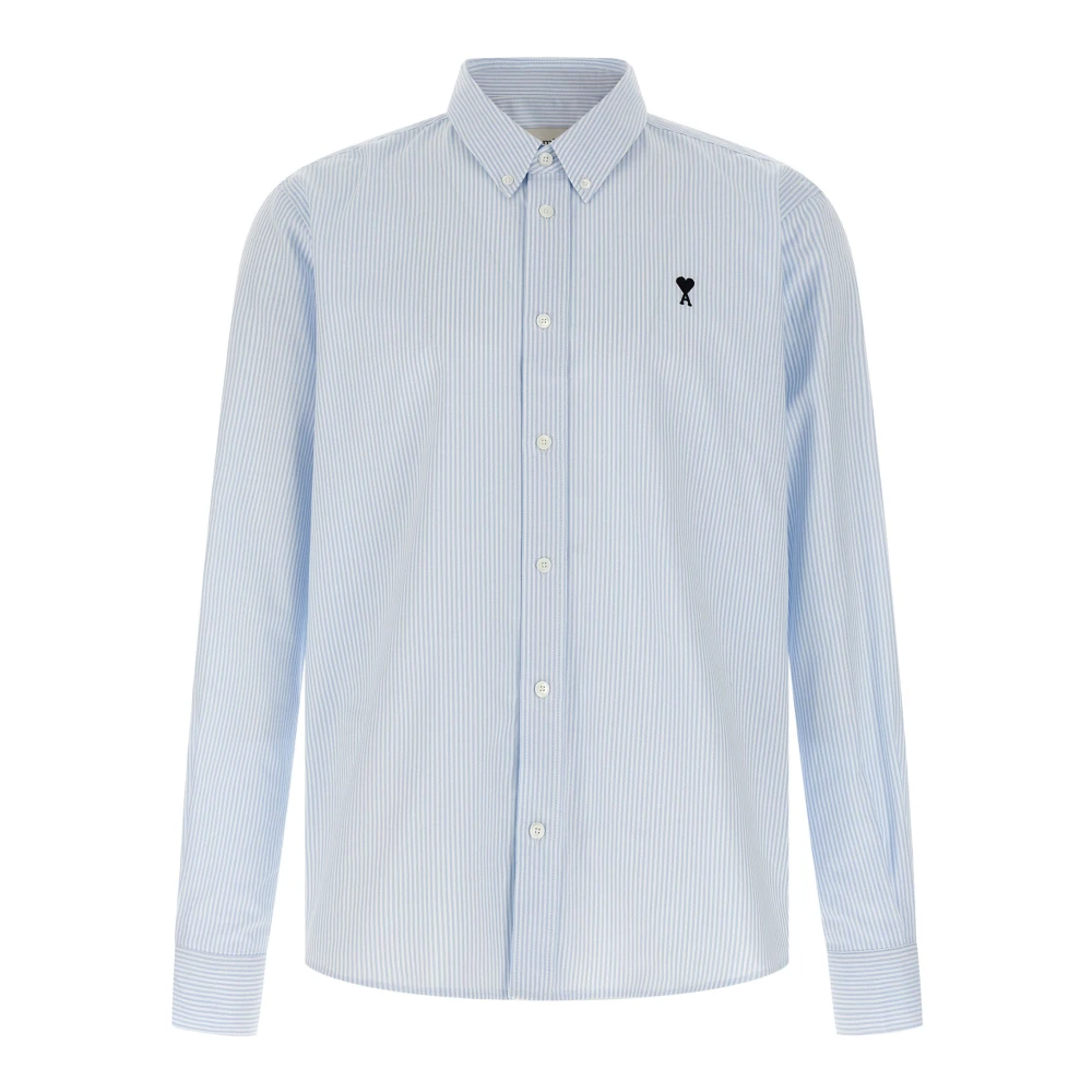 Ami Paris Uomo Blu Magliette, L, New,