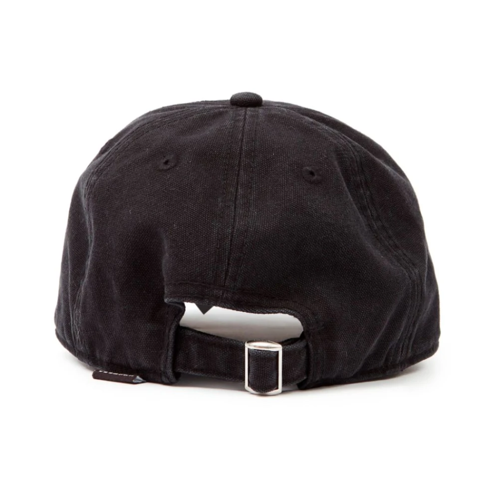 MM6 Maison Margiela Zwarte Katoenen Keper Geweven Hoeden Black Heren