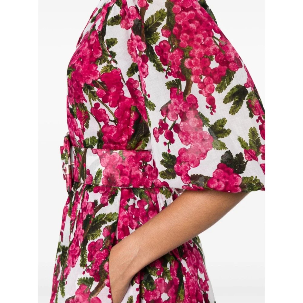 Samantha Sung Mimosa Print Katoenen Jurk Multicolor Dames