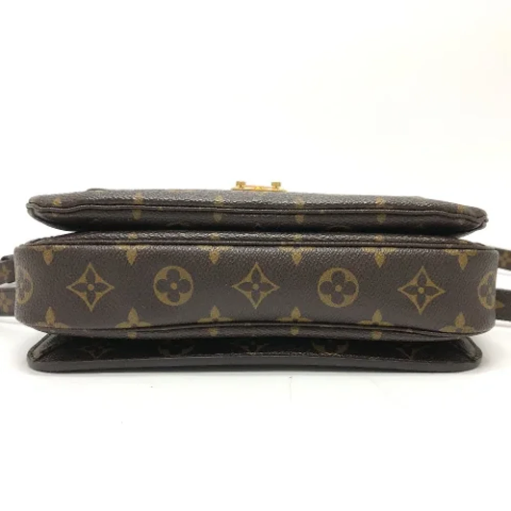 Louis Vuitton Vintage Pre-owned Cotton louis-vuitton-bags Brown Dames