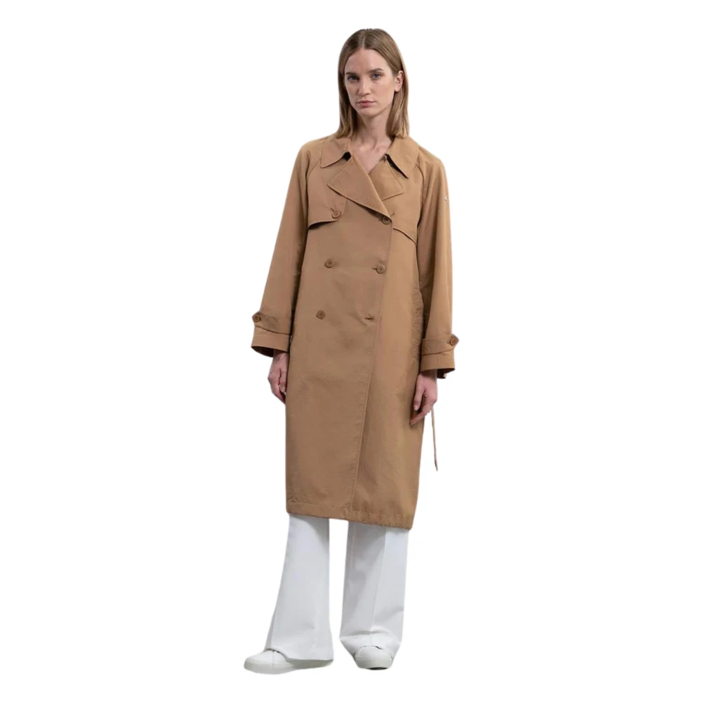 Duno Trench Coats Brown Dames