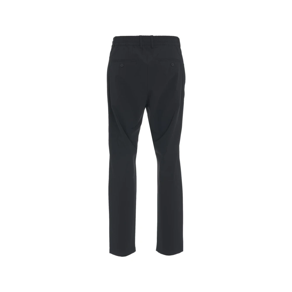 Cruna Zwarte Tapered Fit Broek Ss25 Black Heren