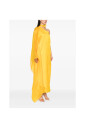 lemon-yellow-layered-dress-with-scarf
