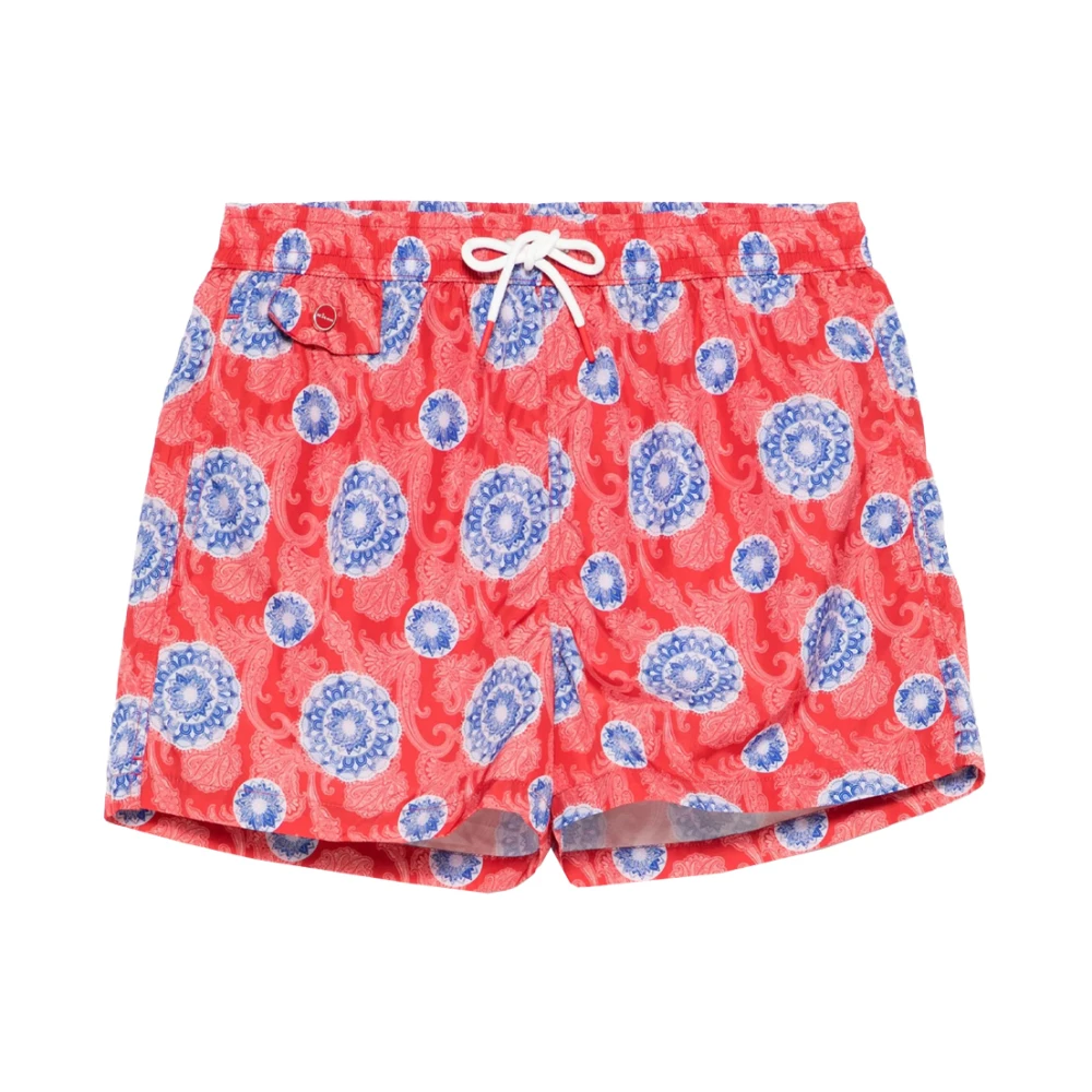 Kiton Rode Polyester Stijlvolle Top Red Heren
