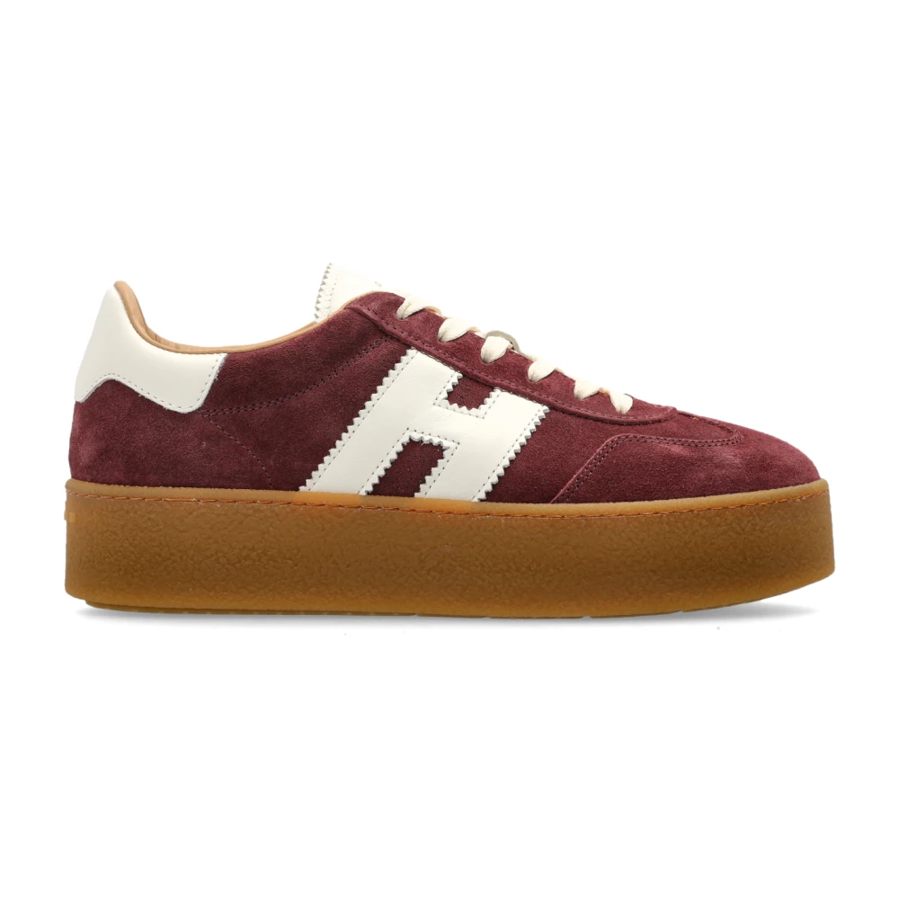 Hogan Cool H698 Platform Sneakers Dames Schoenen Rood