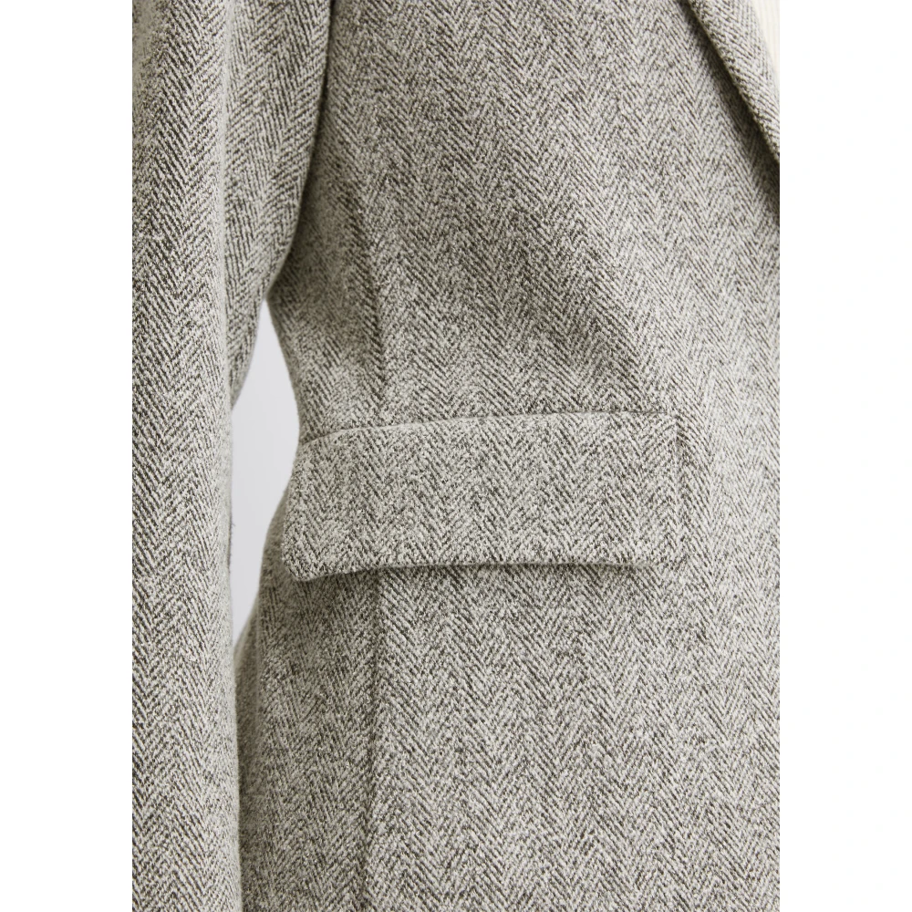 Marc O'Polo Gewone jersey blazer Gray Dames