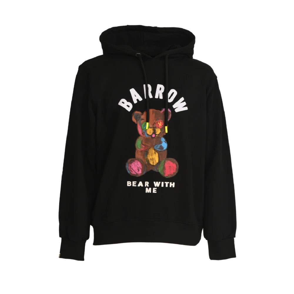 Barrow Bear Logo Sweatshirt Black Heren