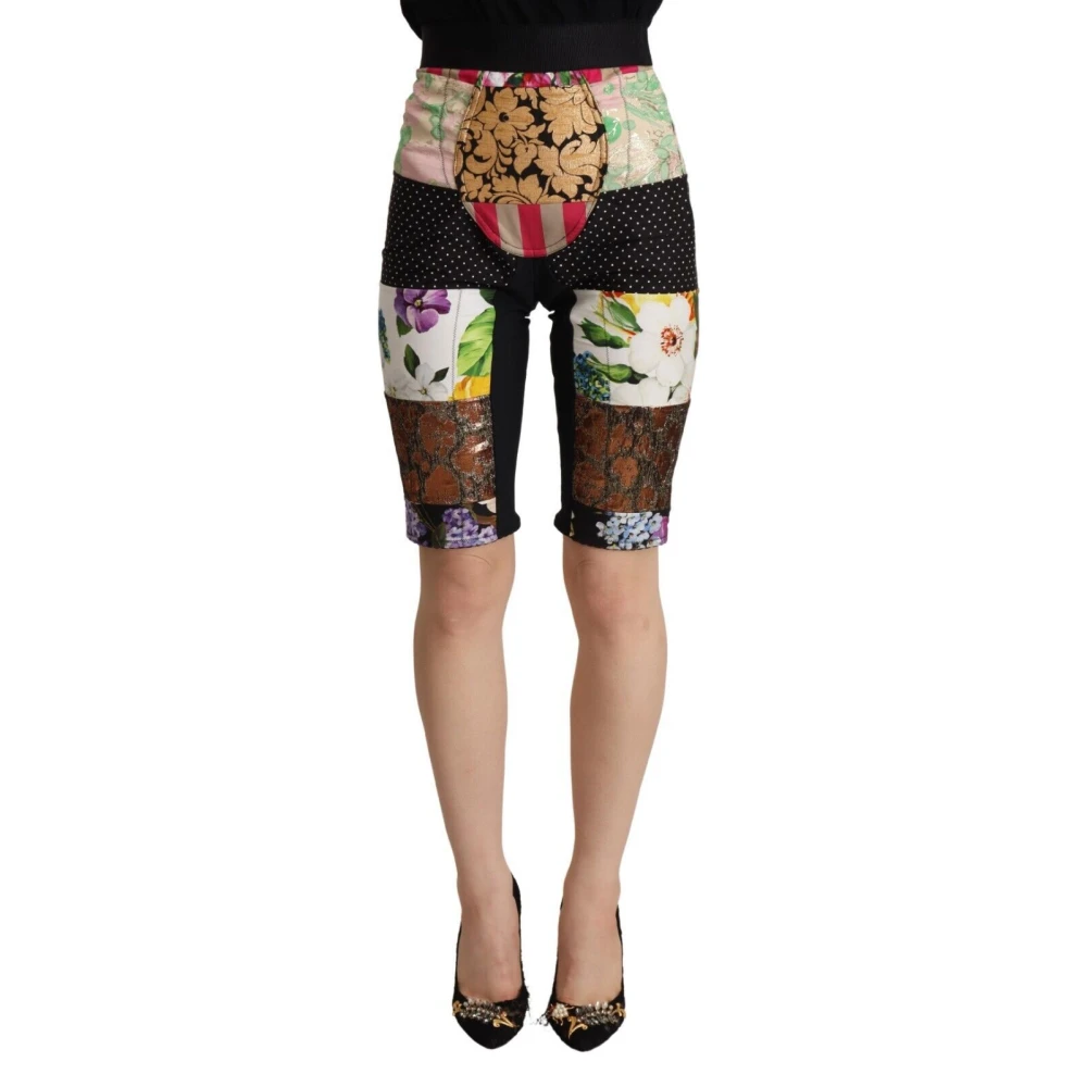 Dolce & Gabbana Femme Multicolor Shorts, E, Taille: 40 Fr Cropped Pants