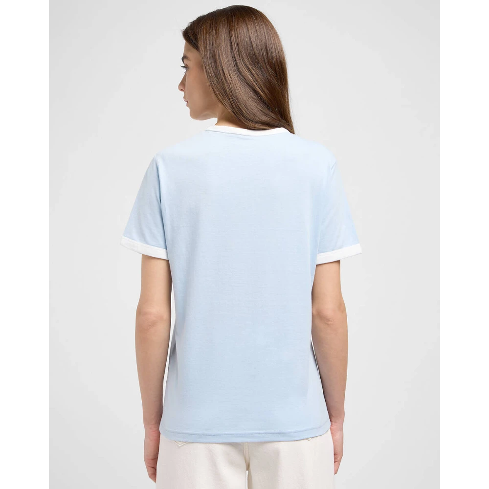 Lee Ringer T-shirt Blue Dames