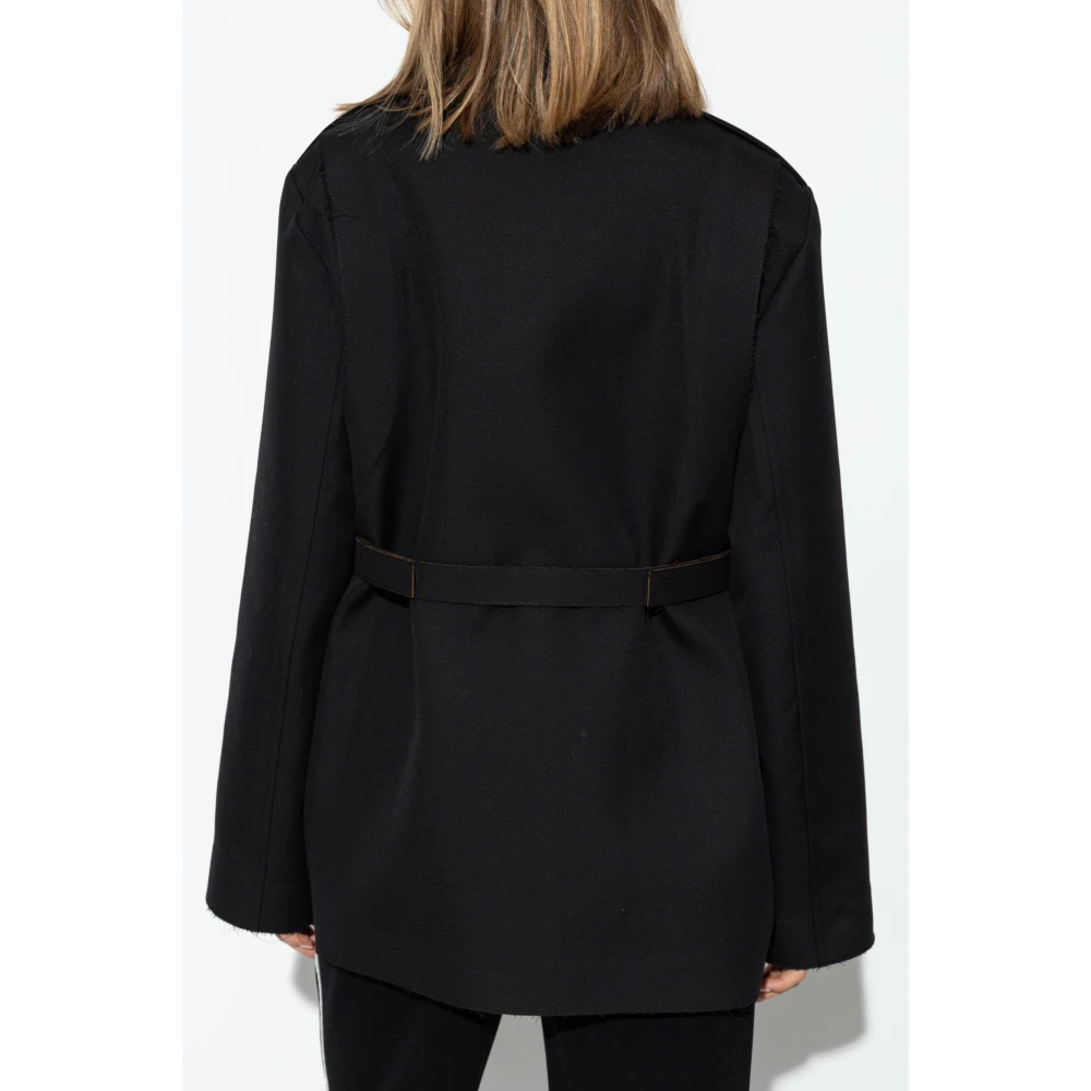 TORY BURCH Jas met Epauletten Black Dames