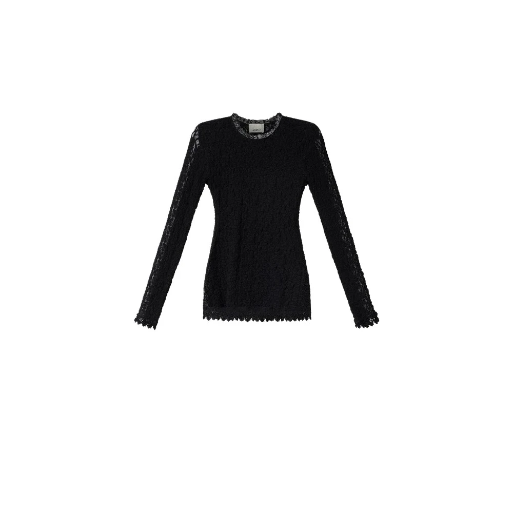 Isabel Marant Jersey De Cuello Redondo Knitwear Mujer Negro M