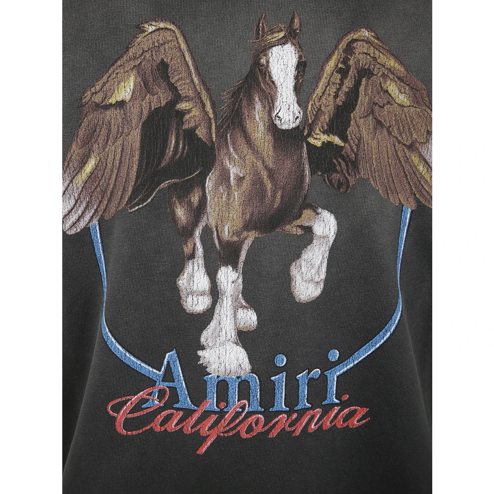 Amiri Vintage Pegasus T-shirt Black Heren