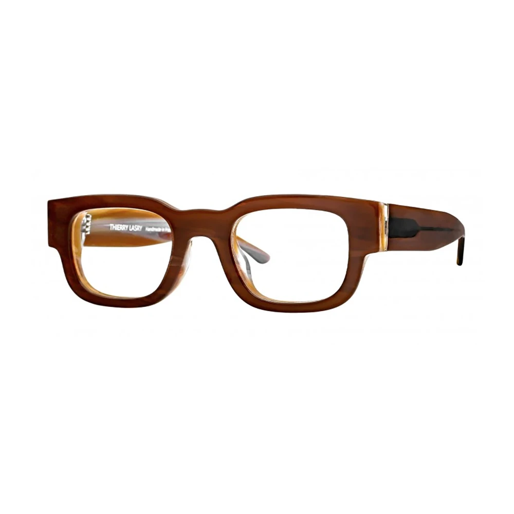 Thierry Lasry Stijlvolle zonnebril voor modeliefhebbers Brown Unisex