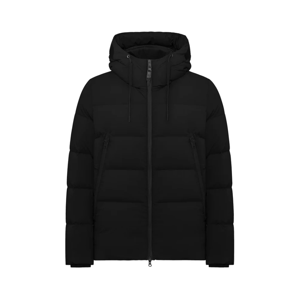 Duno Hooded Bi-Stretch Technische Stofjas Black Heren