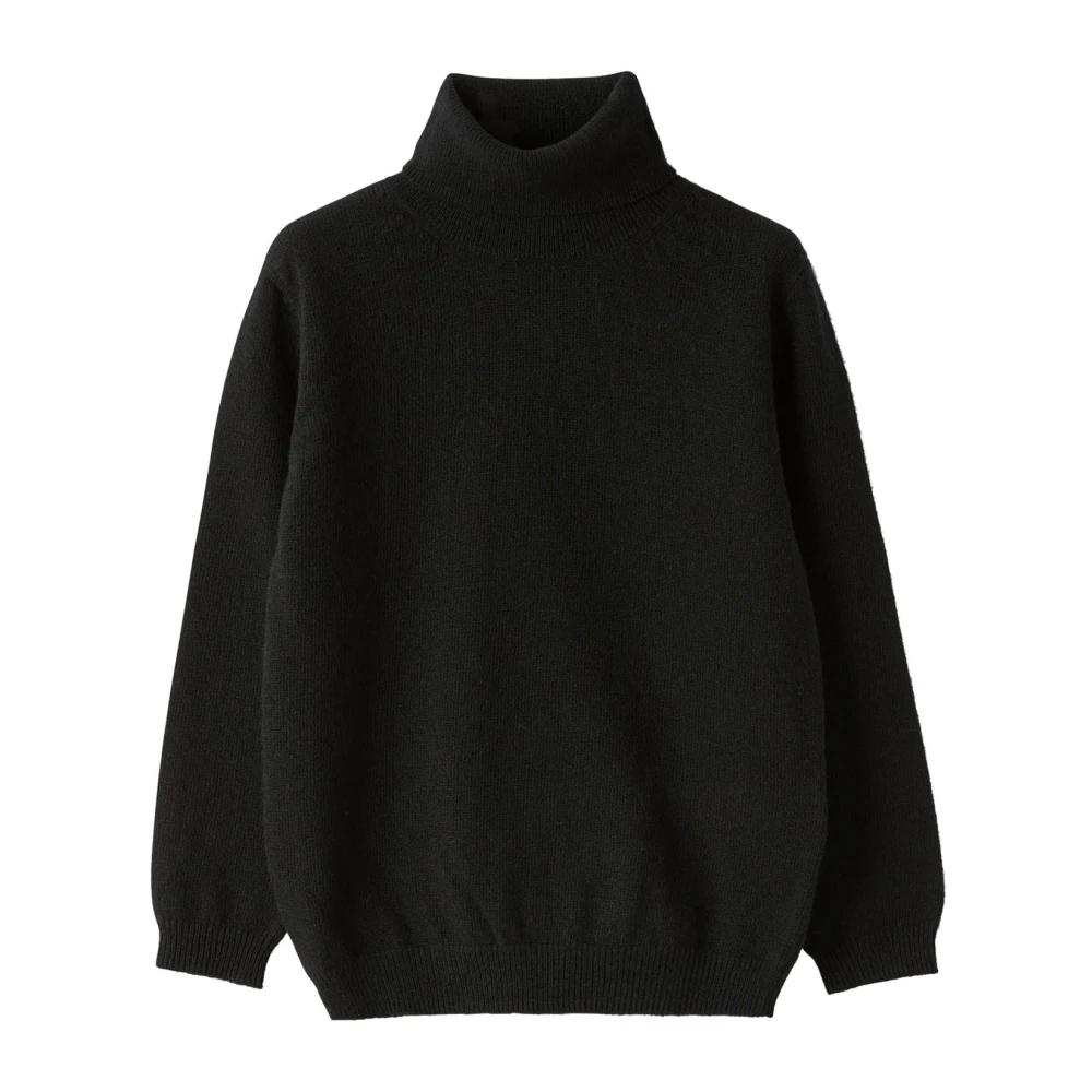 Il Gufo Boys Black Turtleneck Jumper - Kids Knitwear - 6 M - Kids