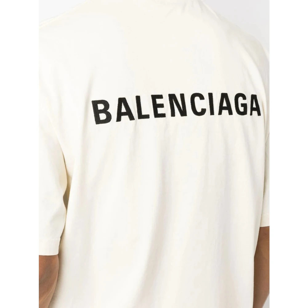 Balenciaga T-Shirts Beige Heren