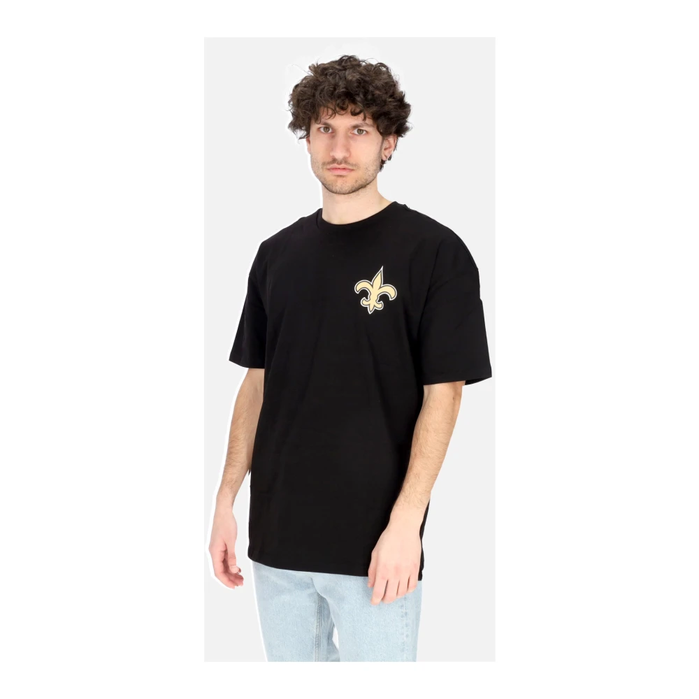 new era NFL Drop Shoulder Oversize Tee Black Heren