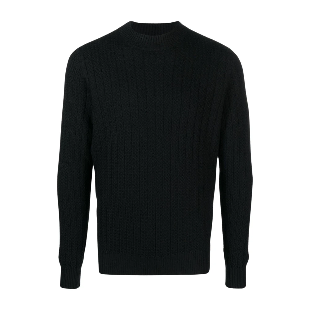 Tagliatore Zwarte Sweatshirts voor Heren Aw23 Black Heren