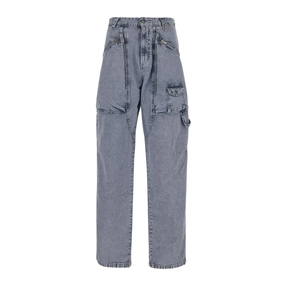 Isabel Marant Avslappnade Loose-fit Jeans Purple, Dam