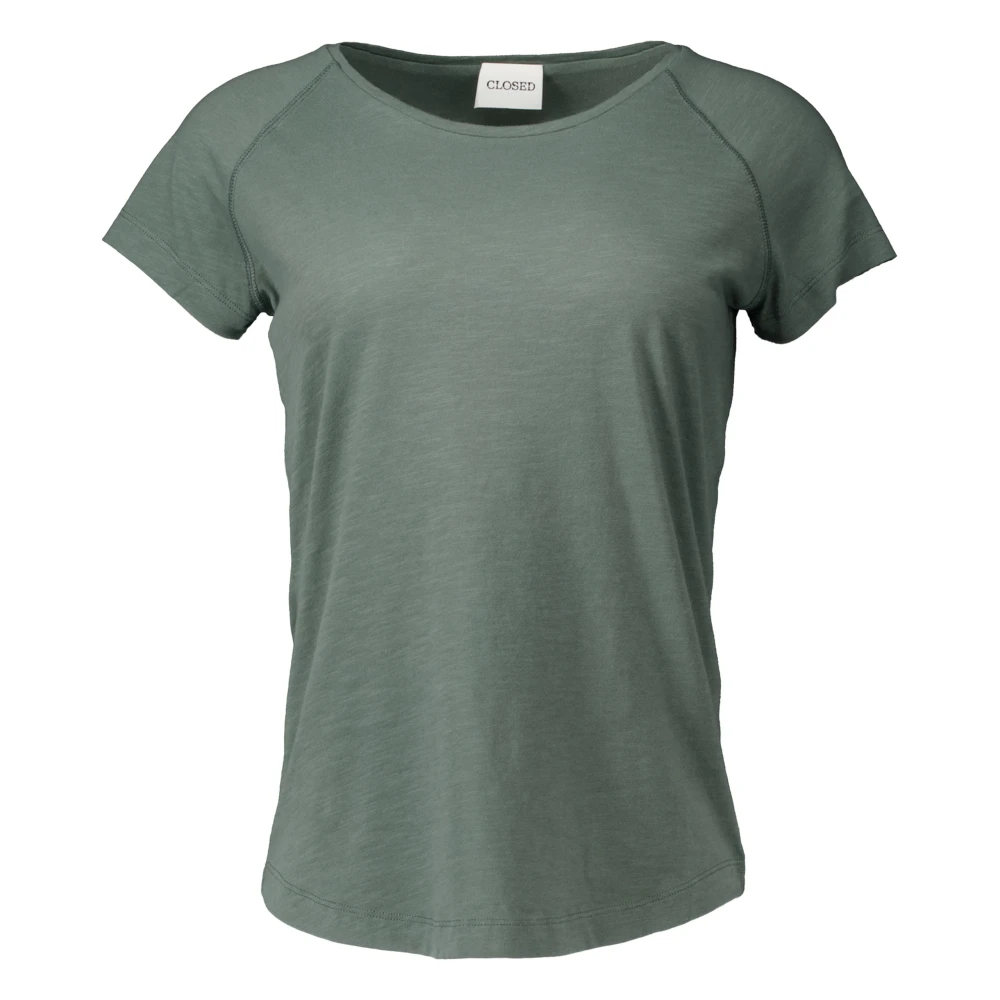 Closed Raglan T-shirt in groen Green Dames