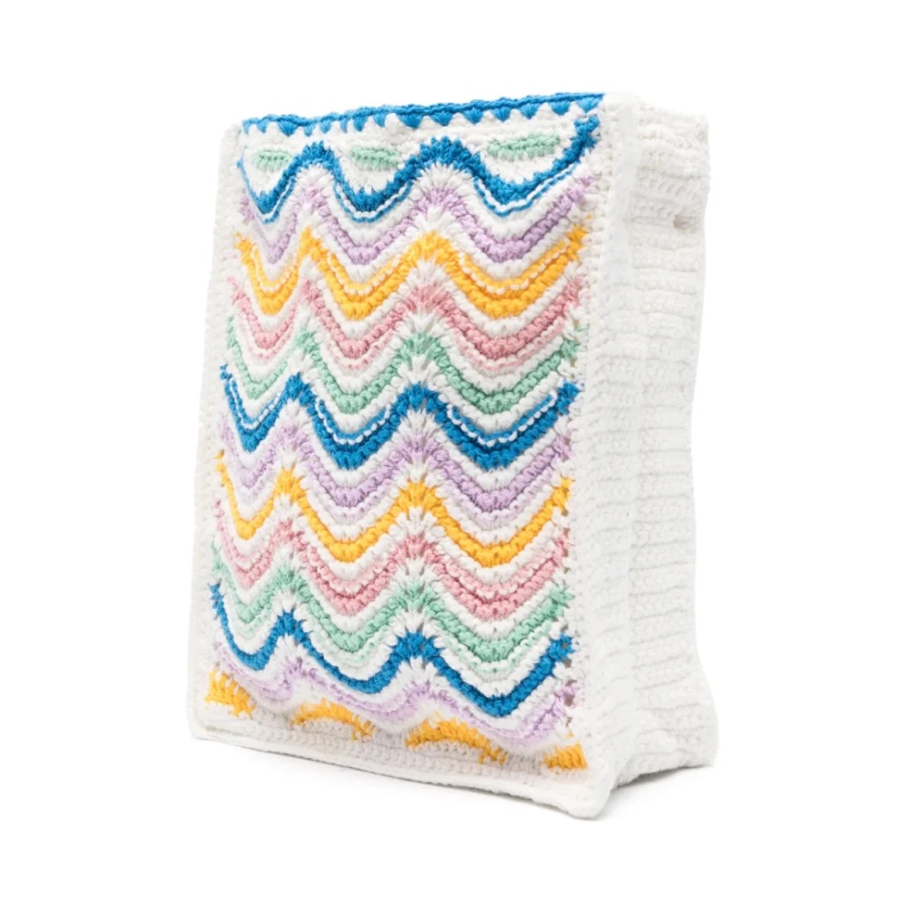 Casablanca Gradient Wave Gehaakte Crossbody Tas Multicolor Dames