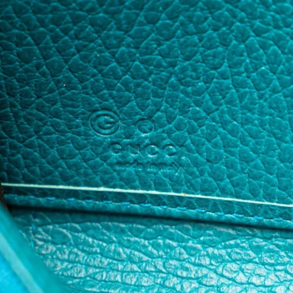 Gucci Vintage Pre-owned Leather wallets Green Dames