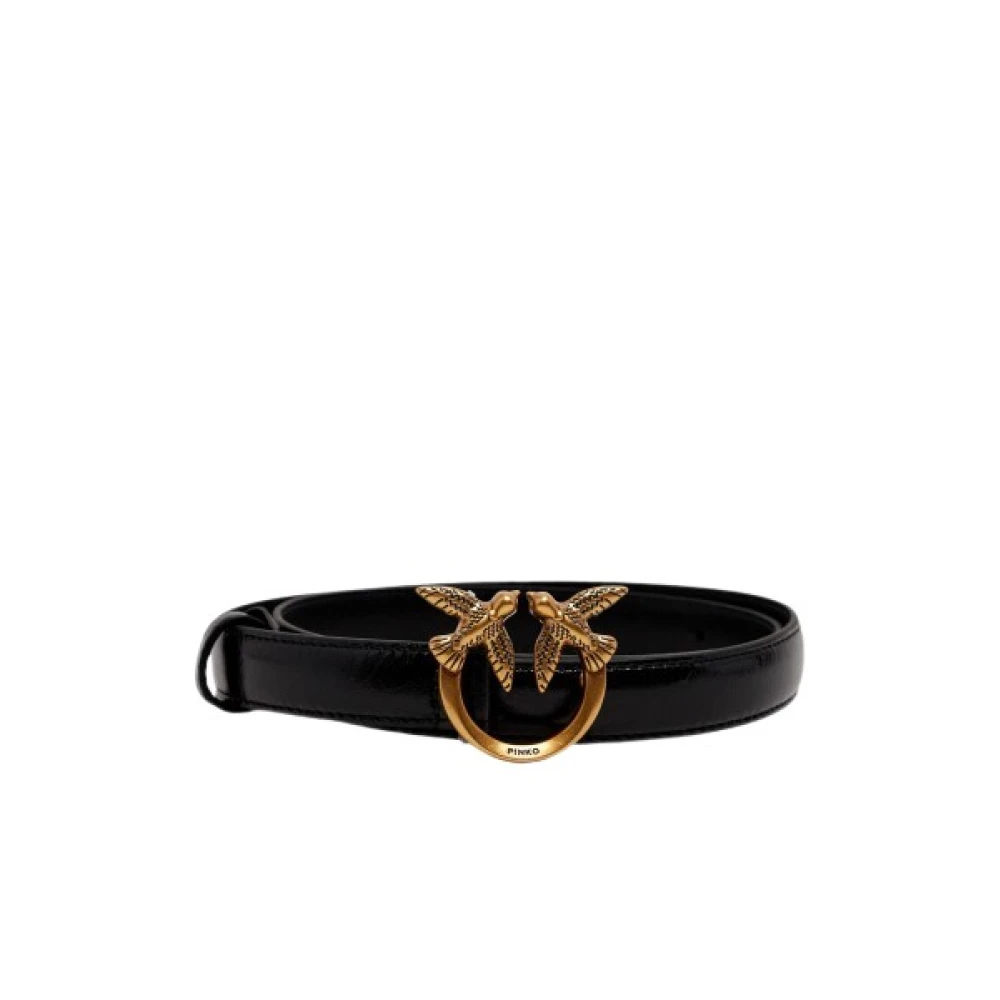 Pinko , Belts, Female, Black, M, Love Berry H2 Belt