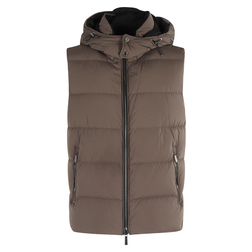 Moorer - Jackets > Vests - Brown - Moorer - Modalova