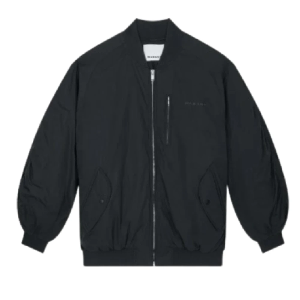 Isabel marant Katoenen Bomberjack met Rits Black Heren