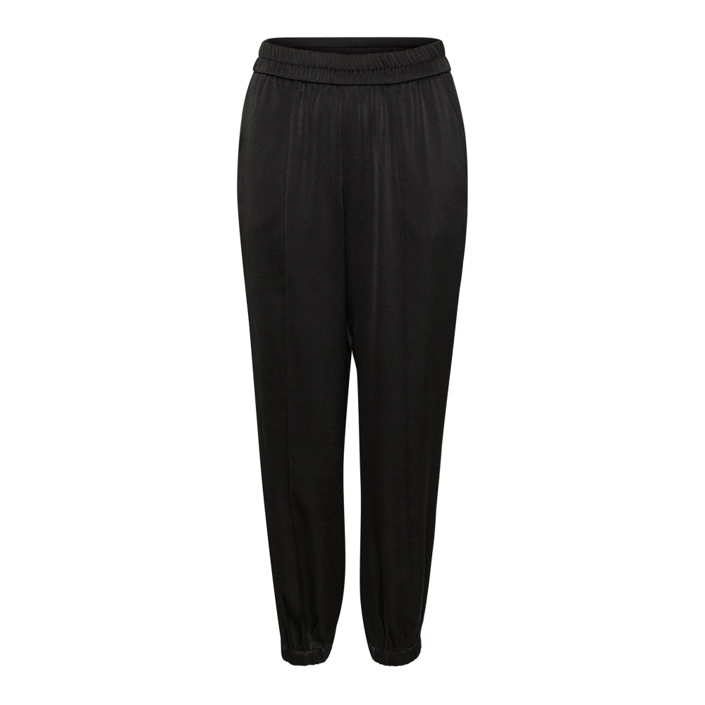 Kaffe Zwart Diep Loszittende Broek Black Dames