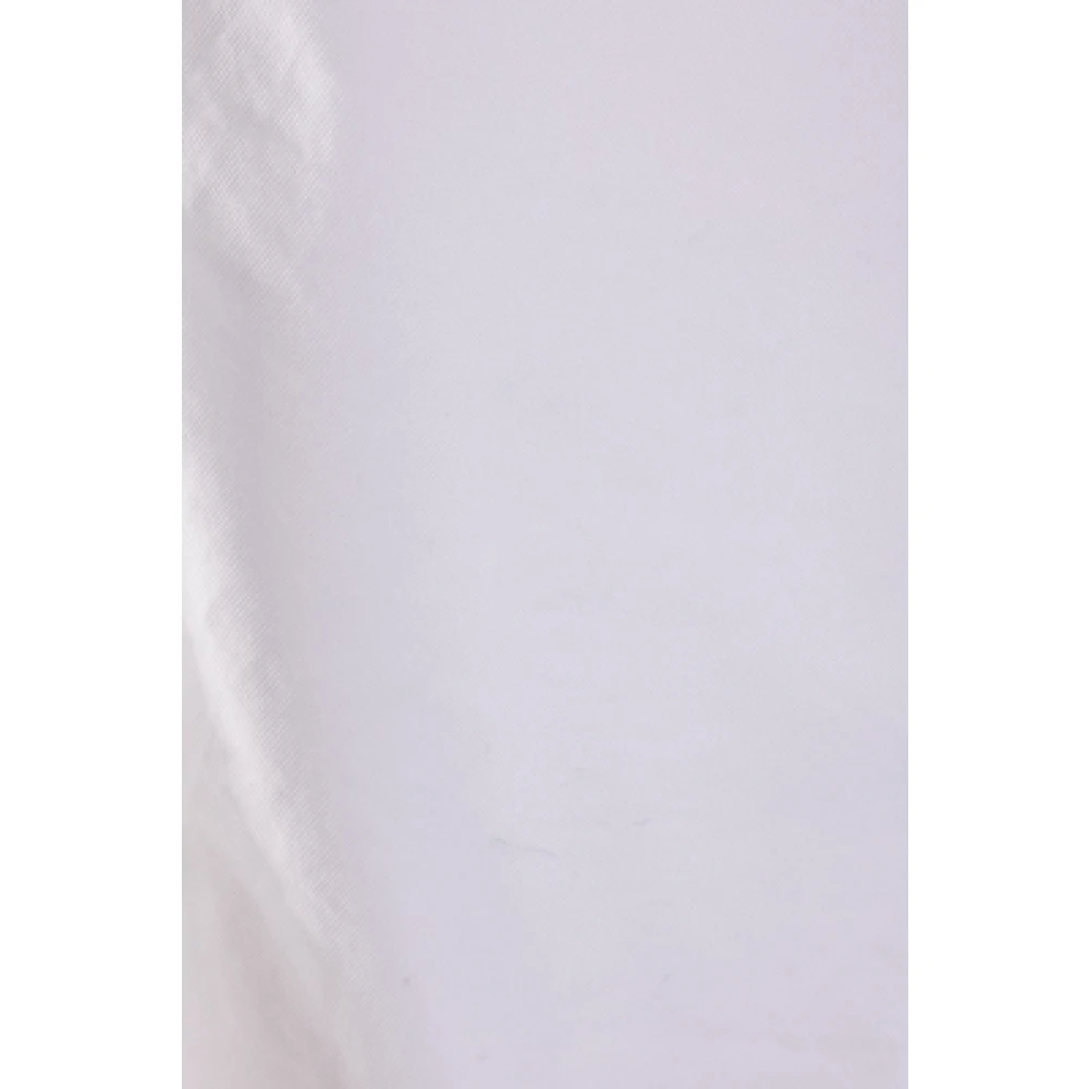 Thom Browne Witte Oxford Katoenen Overhemd met Tricolor Detail White Heren
