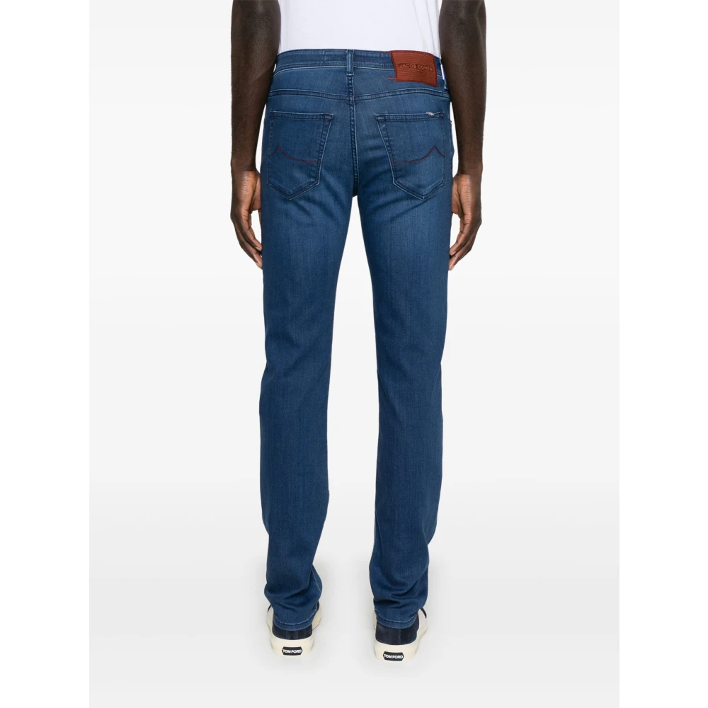 Jacob Cohën Handgemaakte Bard Jeans met Japanse stoffen Blue Heren