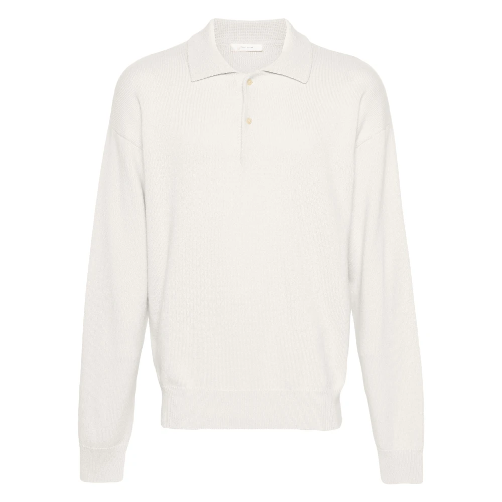 The Row Stijlvolle Mesh Polo Top White Heren