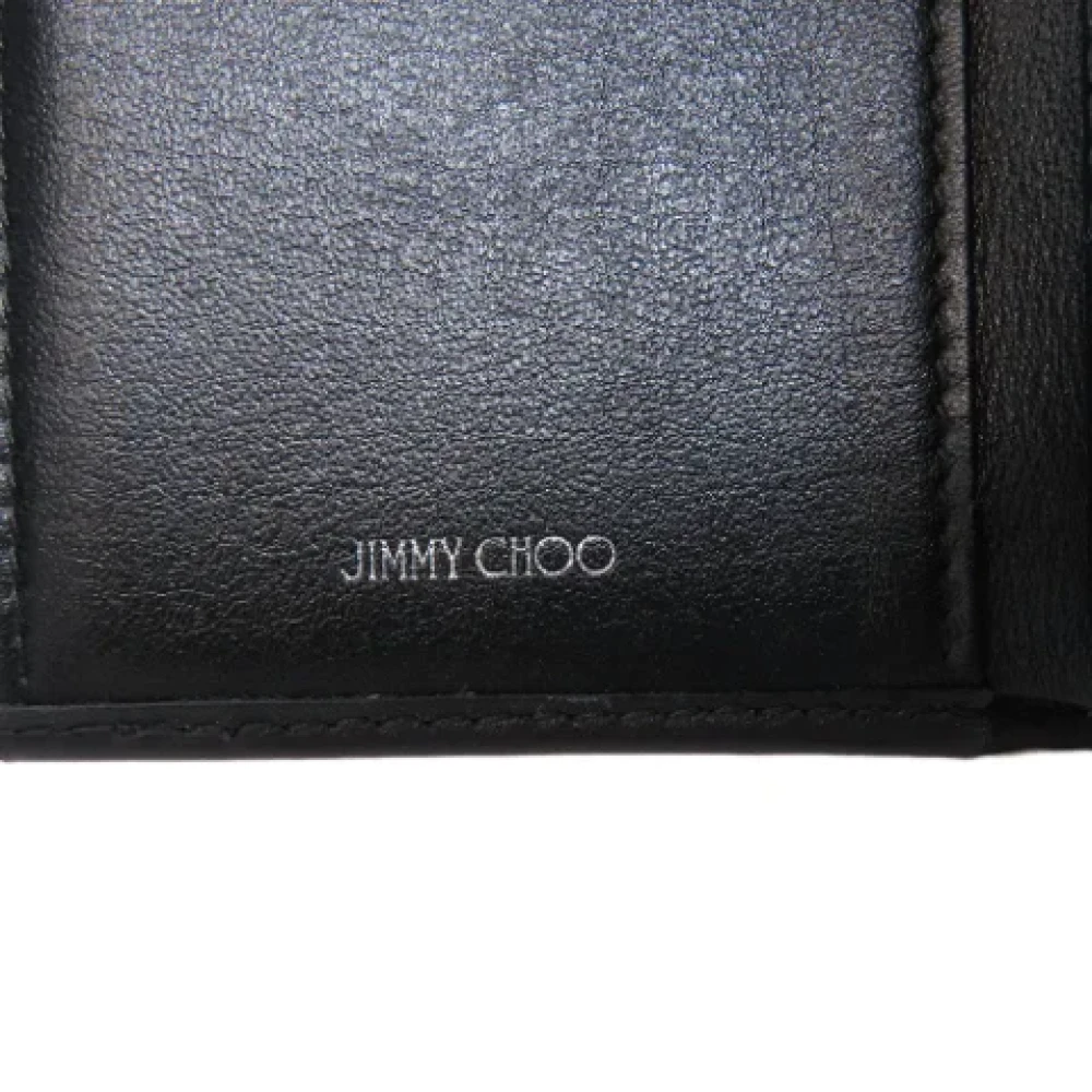 Jimmy Choo Pre-owned Leather wallets Black Dames