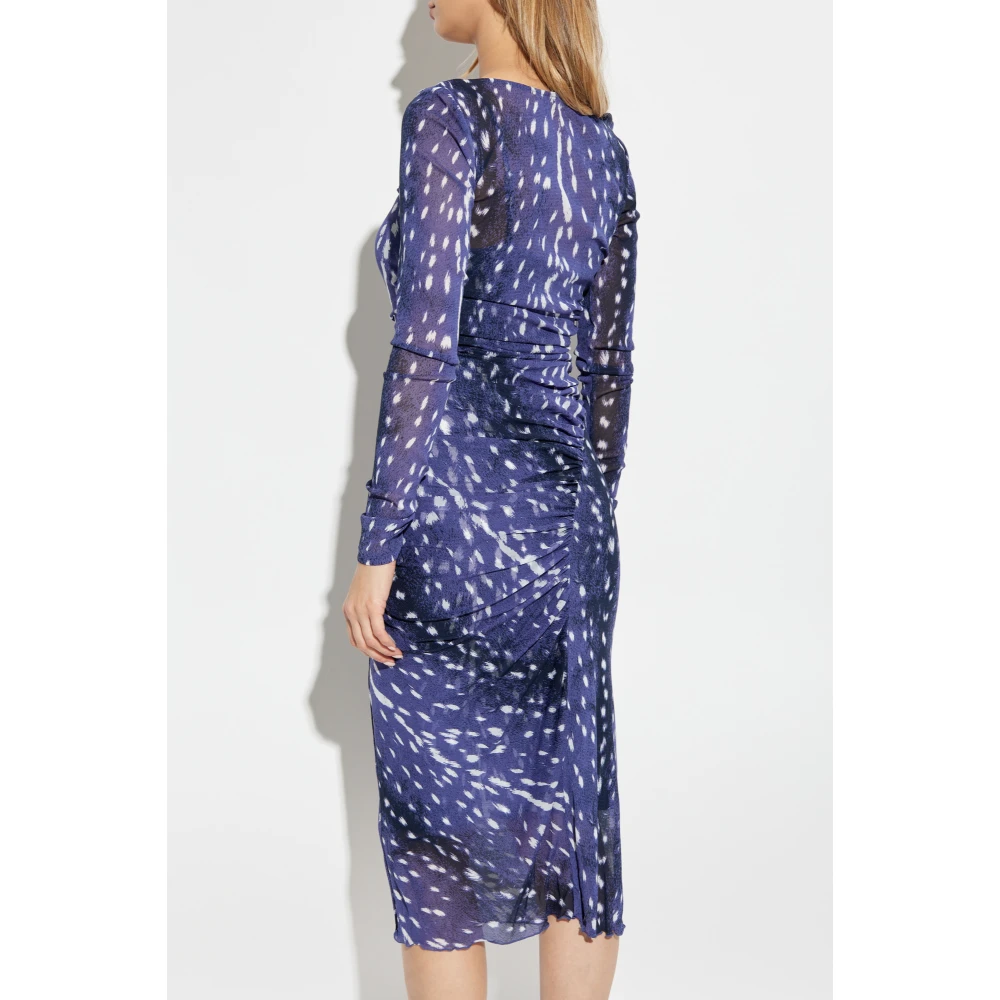 Diane Von Furstenberg Jurk Olso Blue Dames