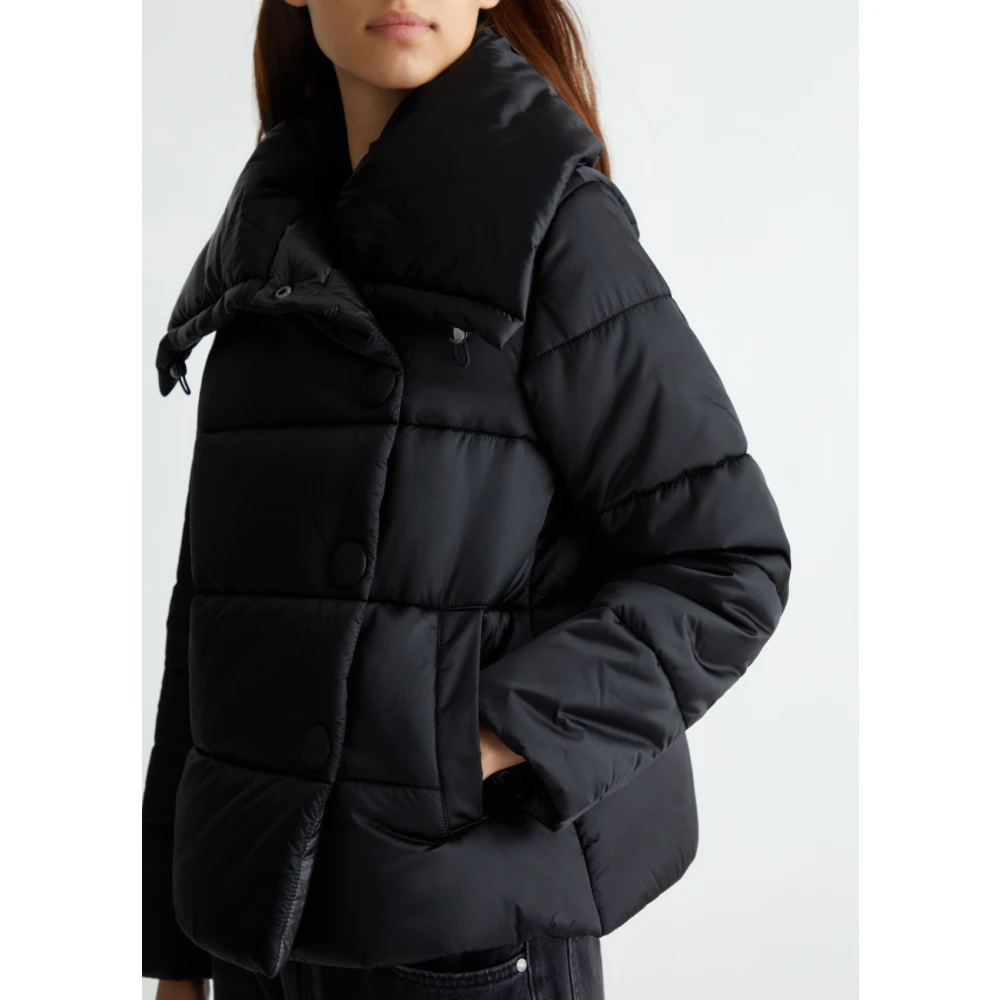Liu Jo Gewatteerde Jas Black Dames