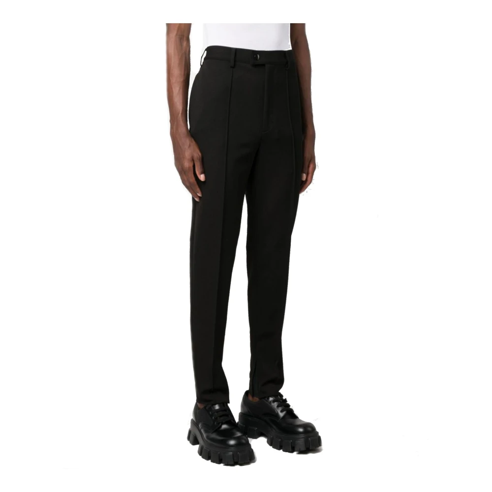 Prada Zwarte Broek met Zijzakken Black Heren