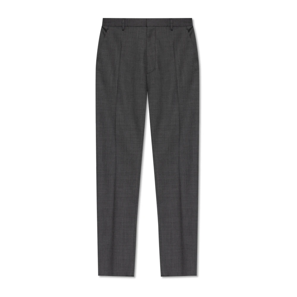 Dsquared2 Men's Gray Suit Trousers, Xl, Wool Trousers