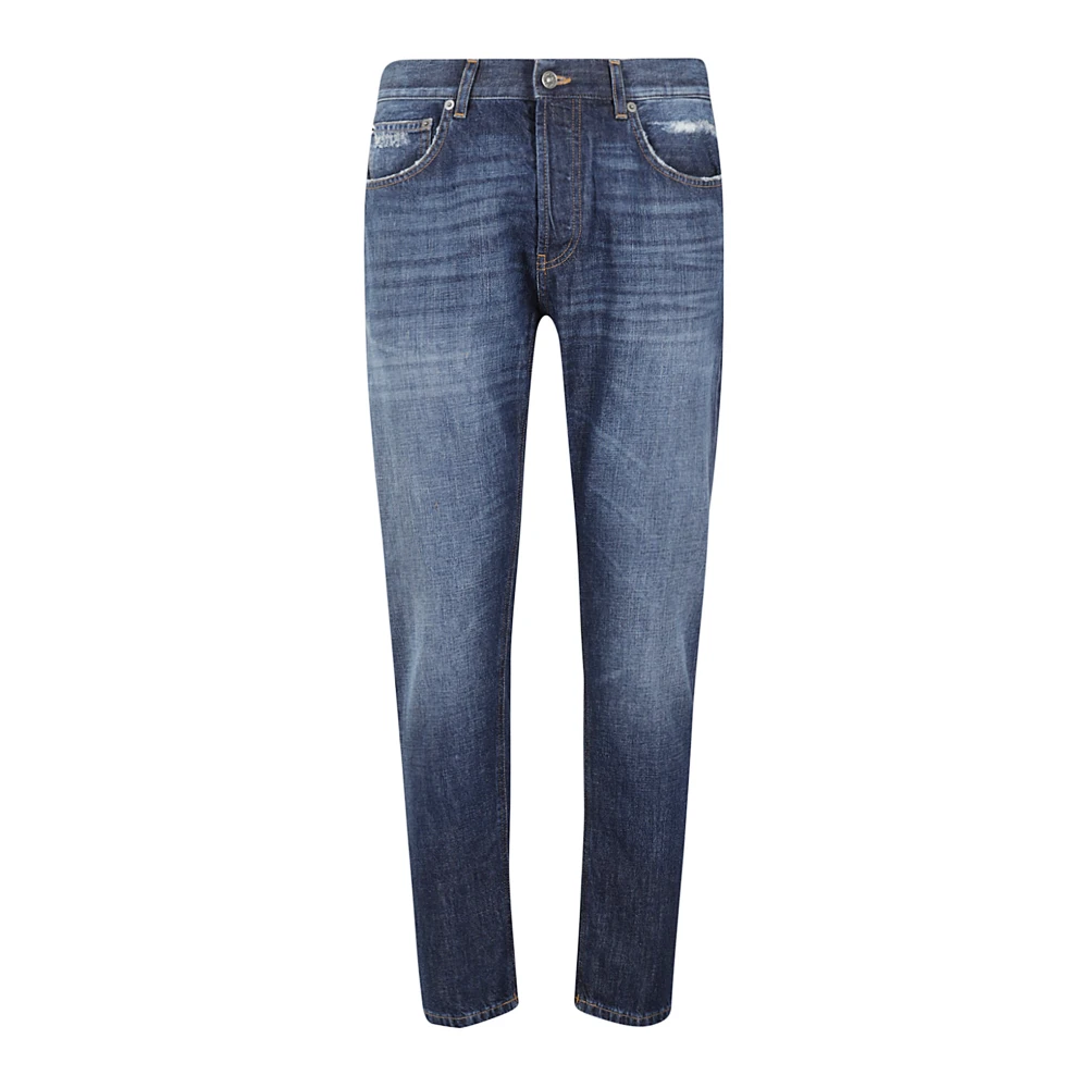 Dondup Mid-rise denim broek Blue Heren