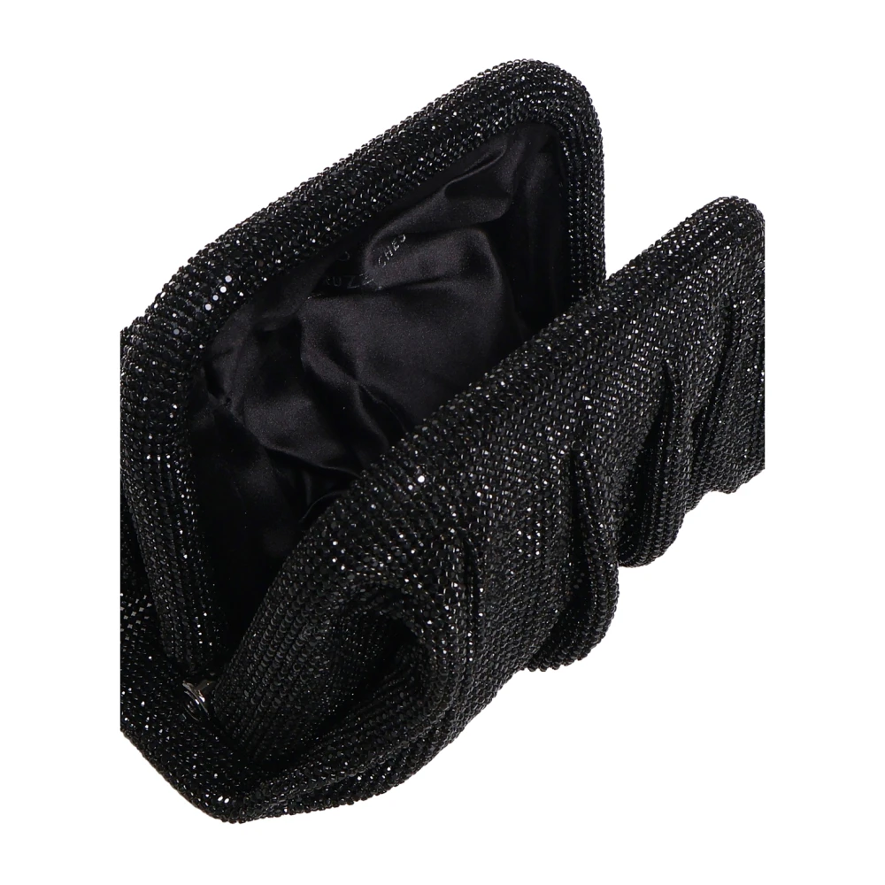 Benedetta Bruzziches Zwarte tas met sprankelende kristallen Black Dames