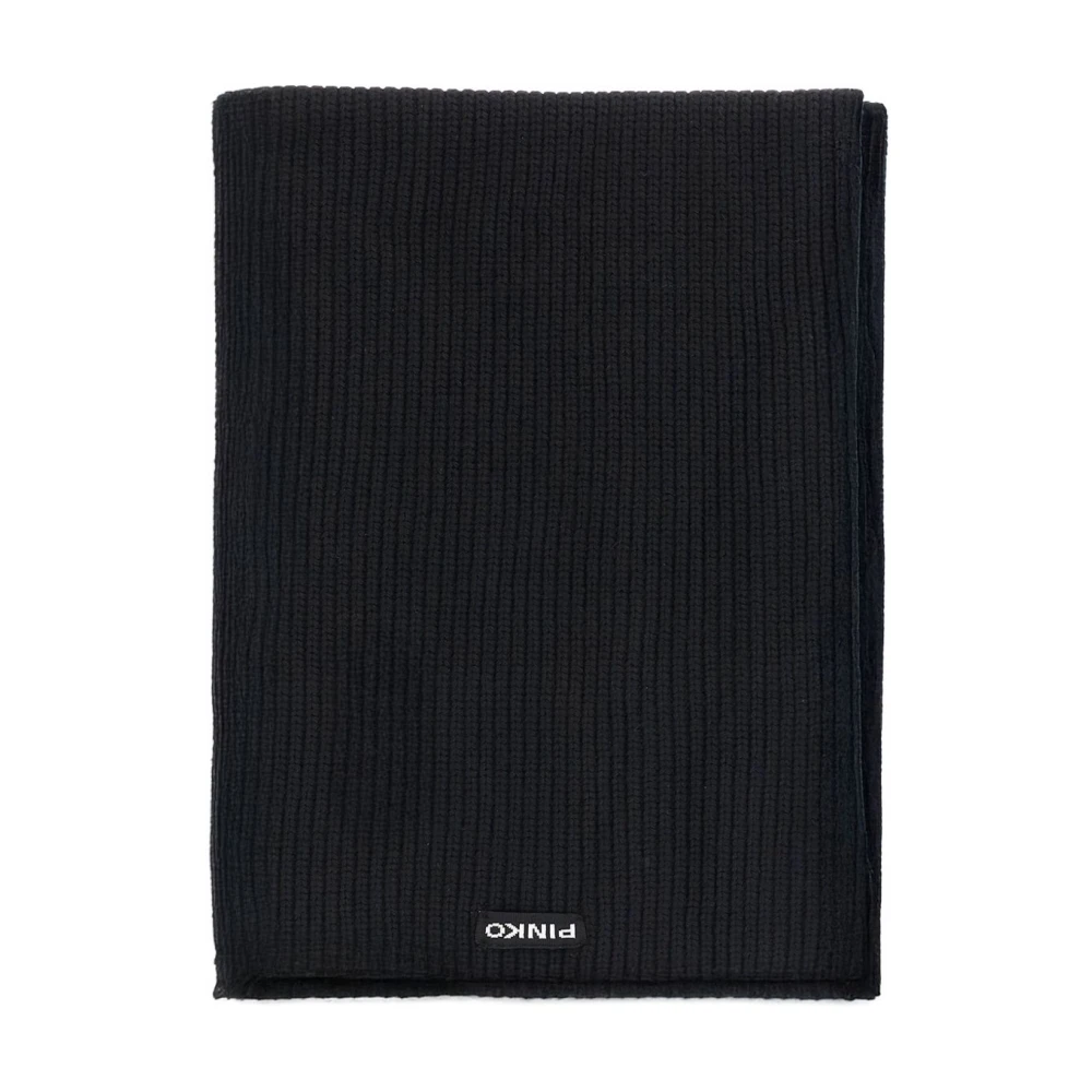 Pinko Women's Black Winter Scarves, One Size, Scarf Collection