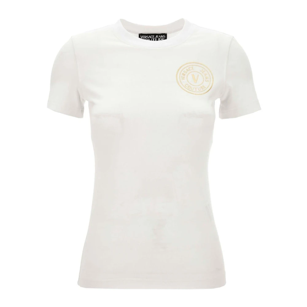 Versace Jeans Couture Mujer Blanco Camisetas, Talla: 2XS