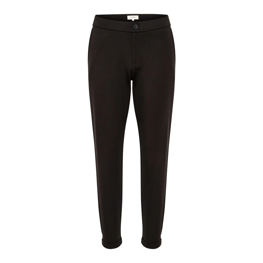 Part Two Black Slim-Fit Trousers, Female, Xs, Classic Trousers Mightypw Pa