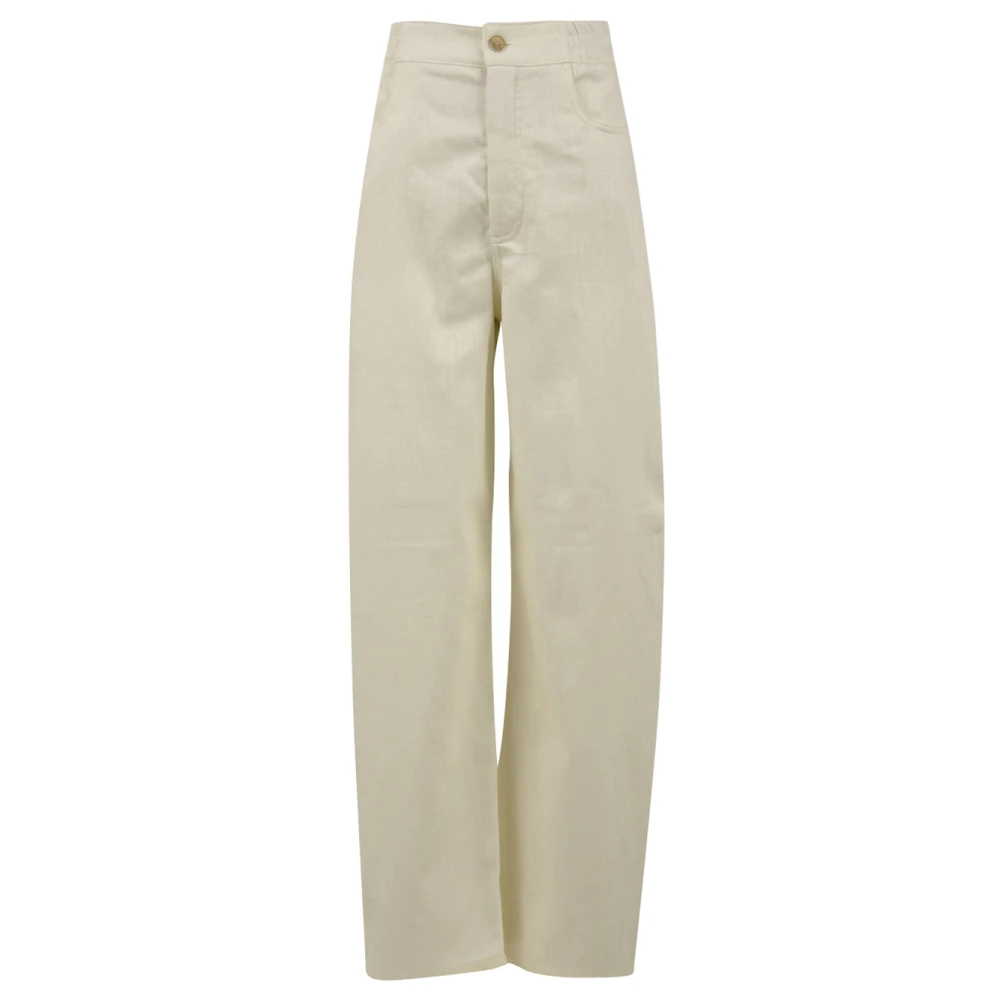 Attic and Barn Crème Broek Cortina Model Atpa015 Beige Dames