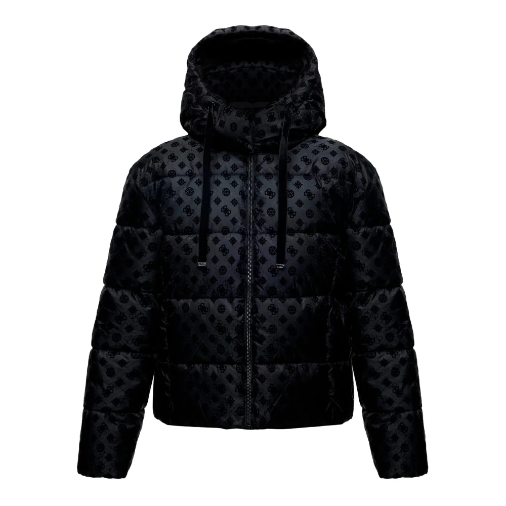 Guess Donna Noir Piumino Da New Daisy Logo - Immagine 2