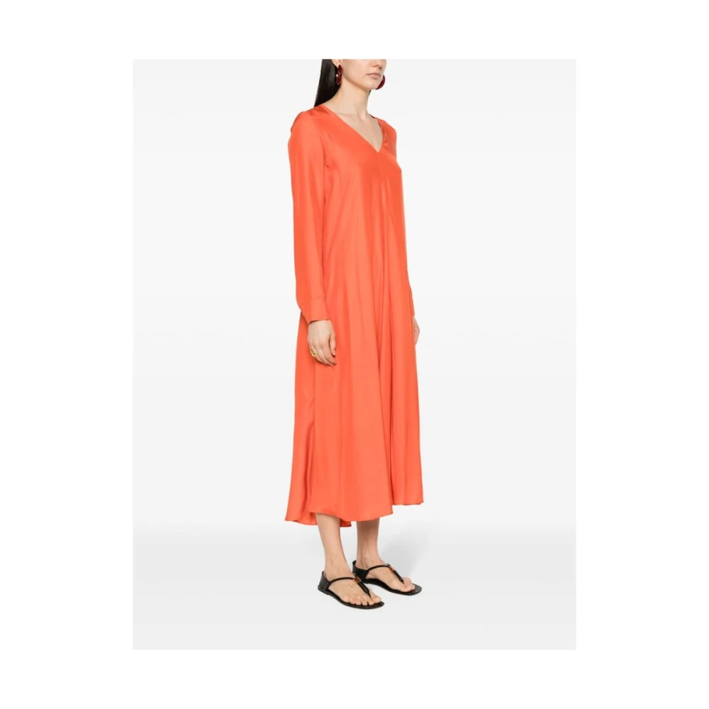 Simonetta Ravizza Midi Dresses Orange Dames